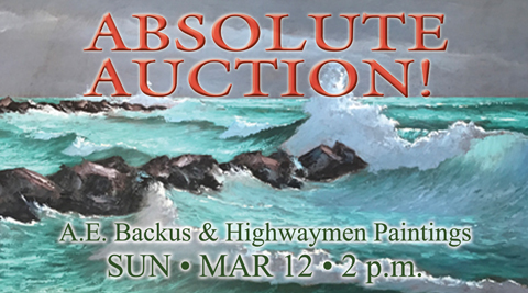 A.E. Backus and Highwaymen Painting