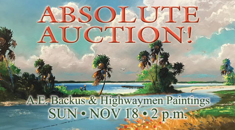 A.E. Backus & Highwaymen Painting Auction