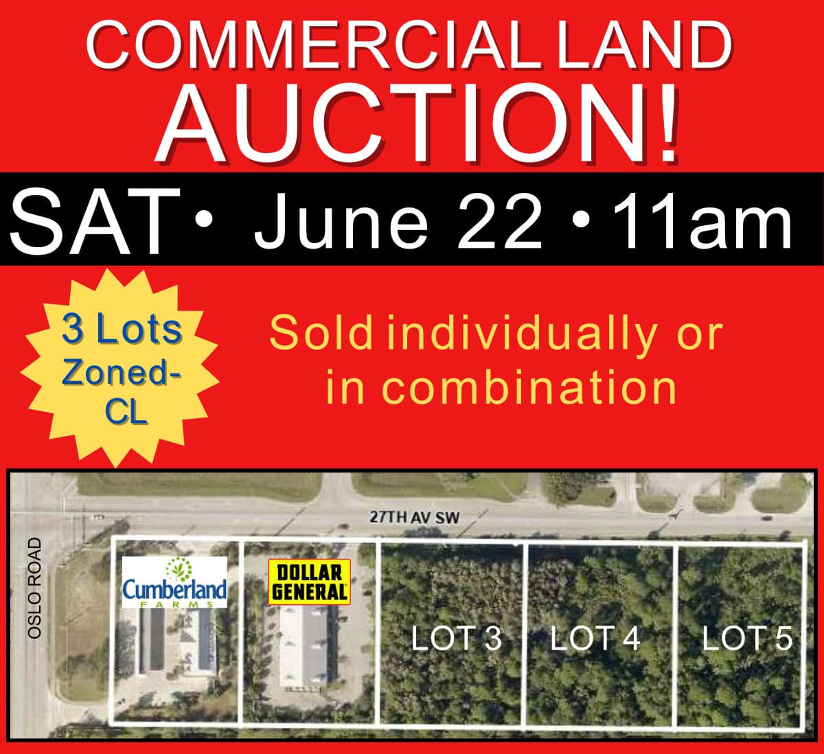 AUCTION! Saturday, June 22 at 11am