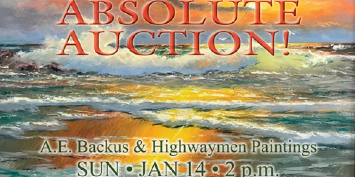 A.E. Backus and Highwaymen Painting