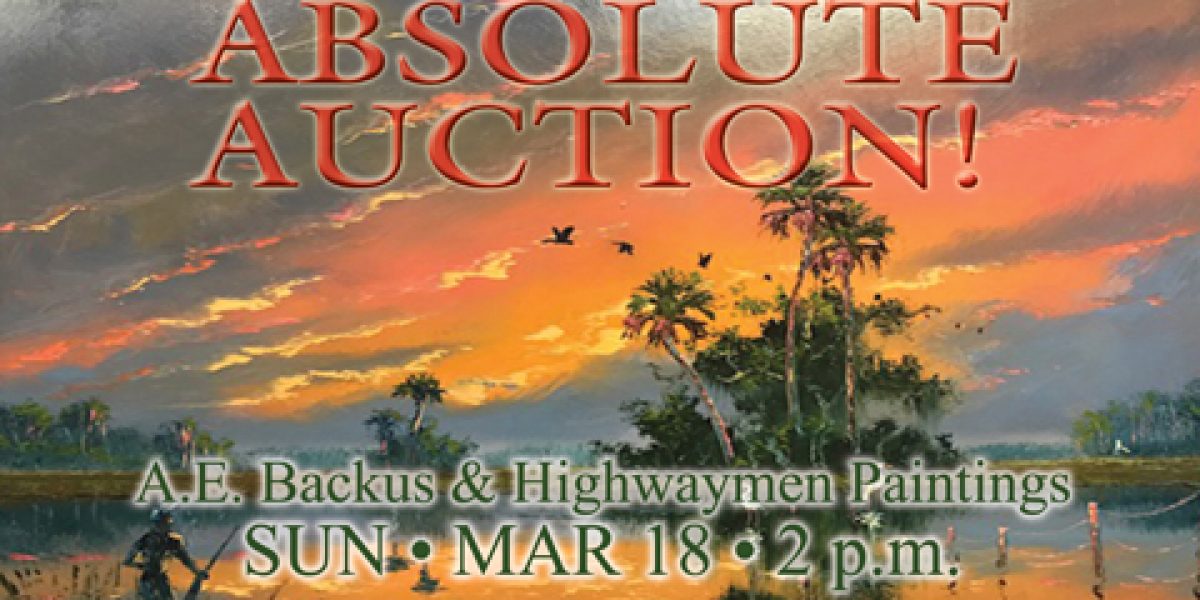 A.E. Backus and Highwaymen Painting Auction Rennick Real Estate